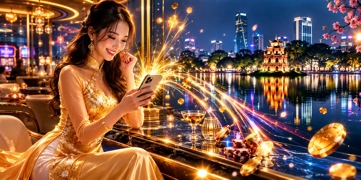 Người dùng Hà Nội dùng điện thoại nạp tiền và nhận khuyến mãi casino qua MoMo